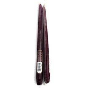 12" Vela Ahusada Colored Taper Candles Maroon